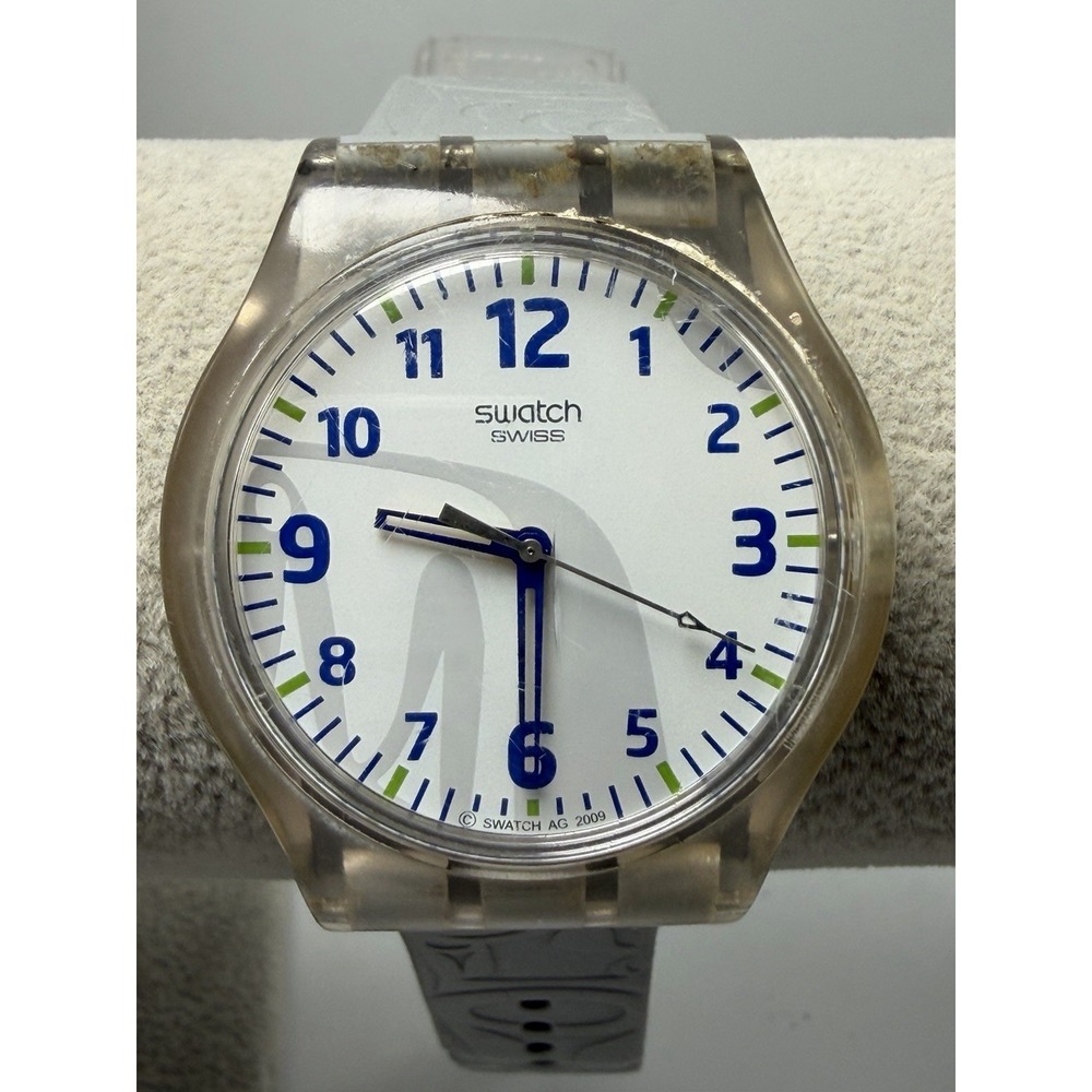 Swatch To The Top 2010 Winter‎ Olympics New Battery 38MM 8.5" Mens Watch AG 2009